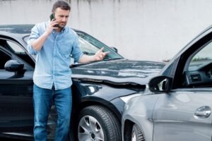 A man who has been involved in an accident calls someone and asks, “what if the insurance company denies my san antonio car accident claim”?