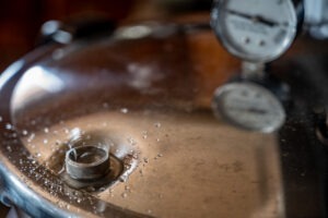 Pressure,cooker,guage,and,releave,valve
